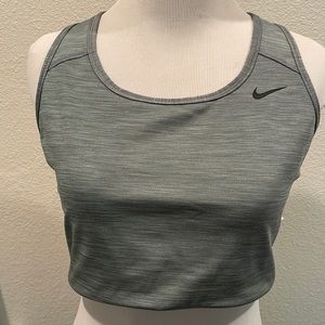 Grey Nike Medium Impact Sports Bra